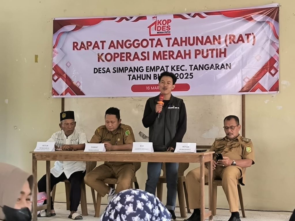 Koperasi Desa Merah Putih Desa Simpang Empat menggelar Rapat Akhir Tahun untuk Periode tahun 2025