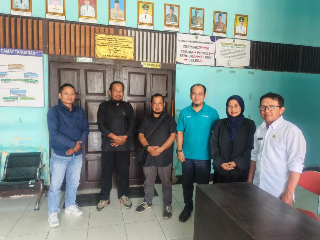 Pemerintah Kecamatan Tangaran mendapat kunjungan dari Perkumpulan Keluarga Berencana Indonesia (PKBI) Kabupaten Sambas, Jum'at (24/4).
