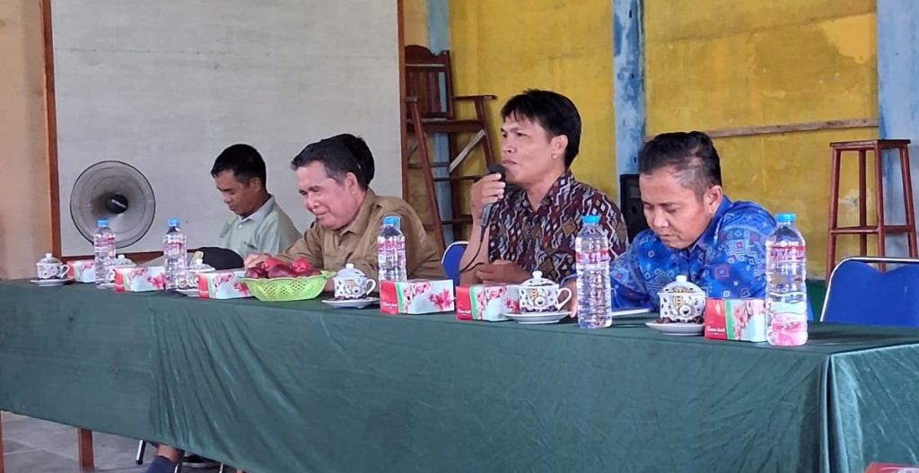 Desa Semata Kecamatan Tangaran menggelar Musyawarah Desa Rembuk Stunting, Kamis (7/5) dalam rangka membahas upaya lanjutan pencegahan dan penanganan stunting di desa